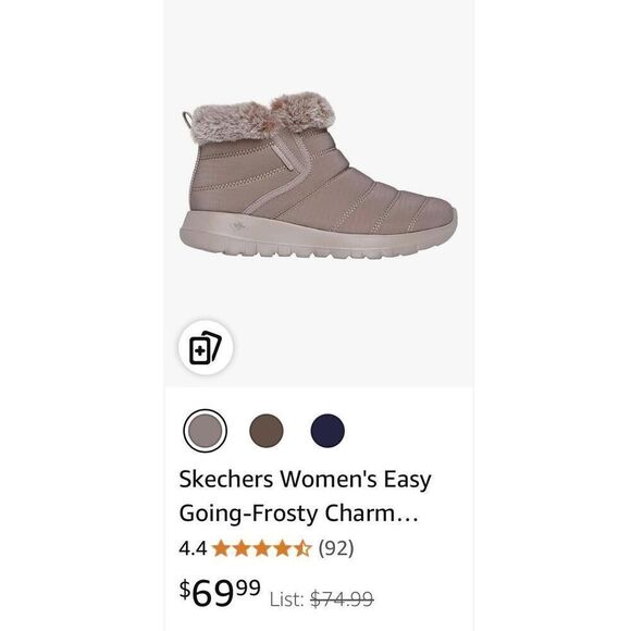 Skechers Women's Easy Going-Frosty Charm Ankle Boot - Picture 8 of 8